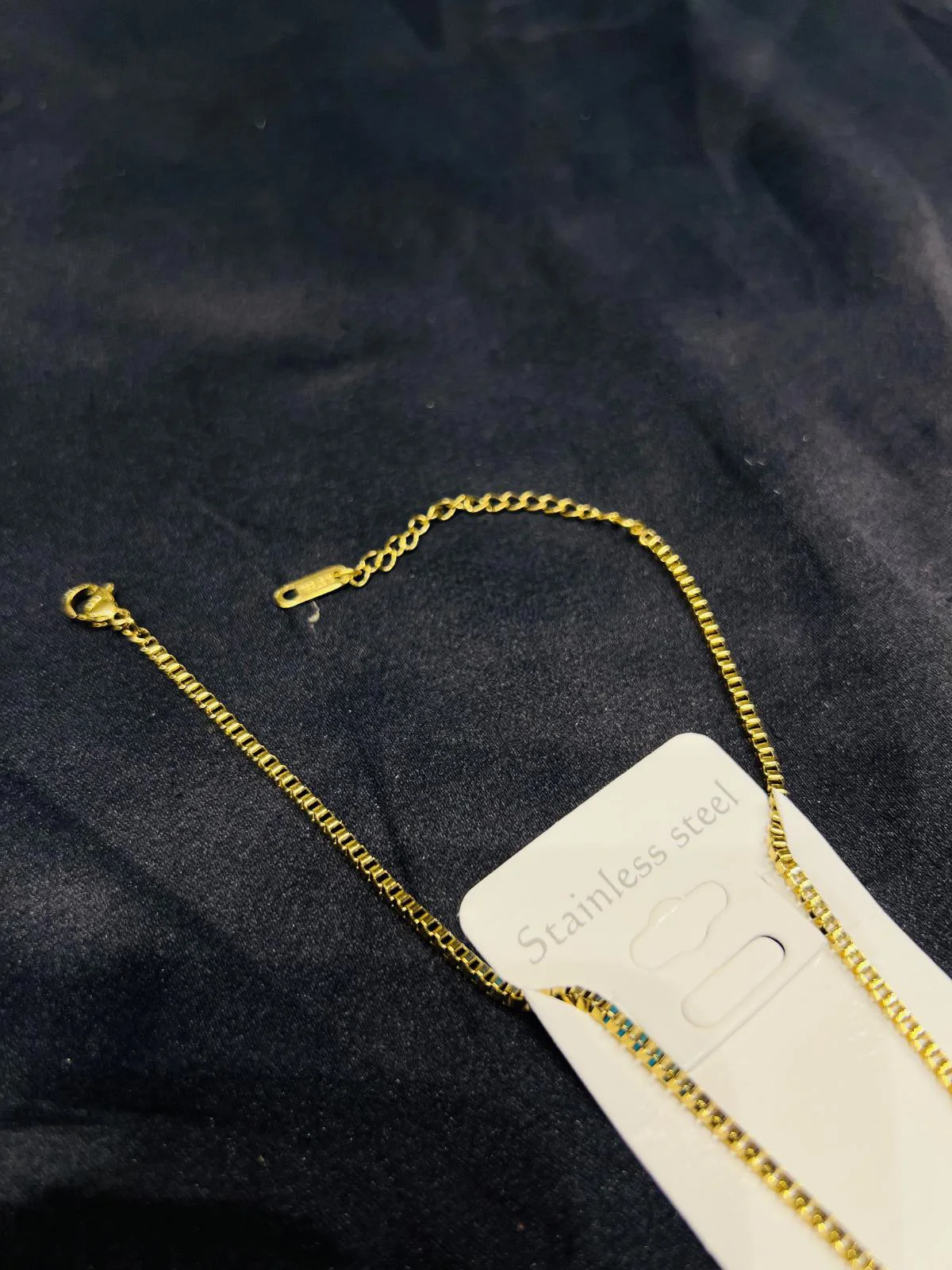 Stainless Steel Elegant Onyx Pendant
