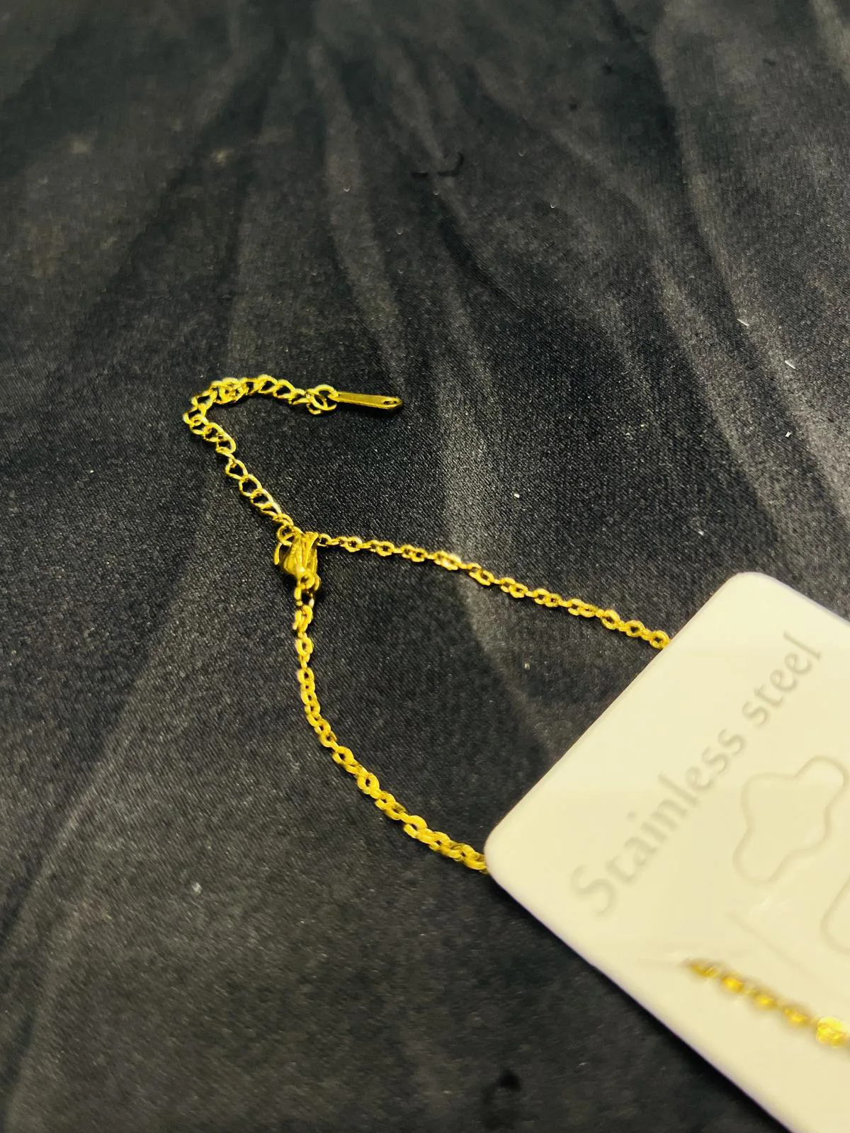 Stainless Steel Gold bar Pendant