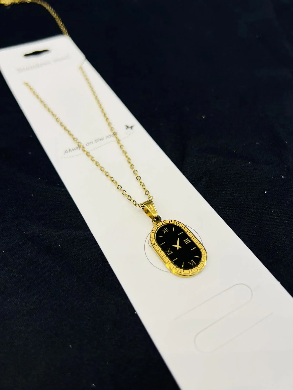 Stainless Steel Fake Watch  Pendant