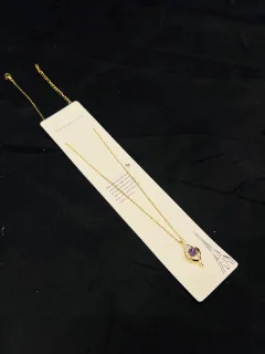 Stainless Steel Elegant purple Pendant view 1