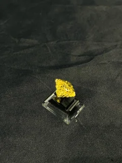 24K Gold Polish adjustable Ring  view 2